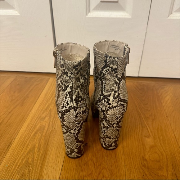 Snake Skin Platform Booties - Picture 8 of 8